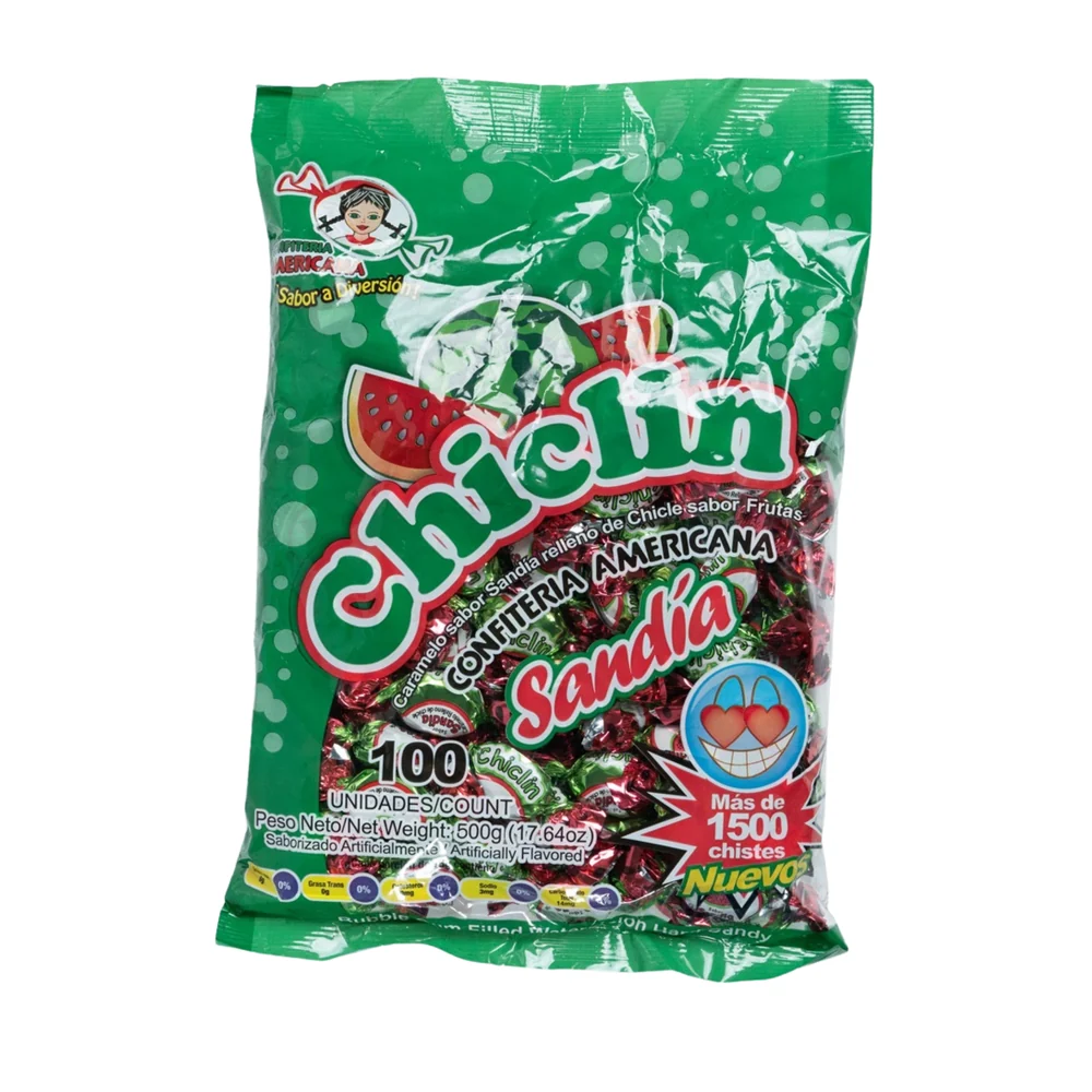 Chiclin – Bolsa de 100 unidades · Tipo: Sandia