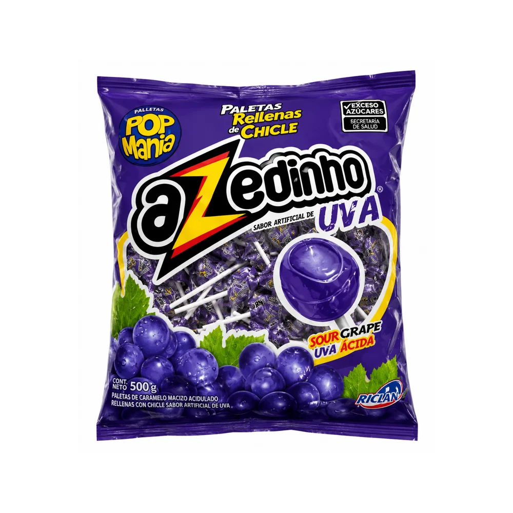 Bon Bon Pop Mania – Bolsa de 55 unidades · Tipo:: Acido Uva