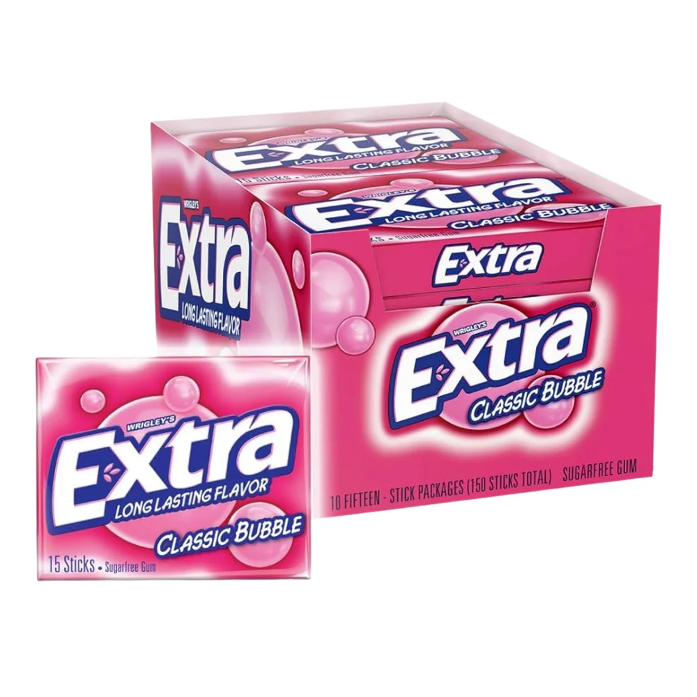 Wrigley's Extra  ·  Cool bubble / Chicle