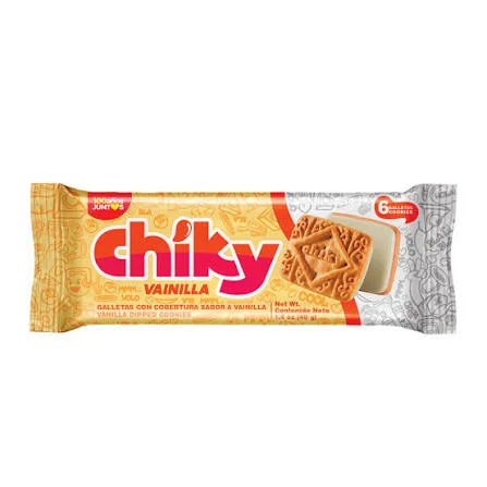 Chiky – Paquete de 12 unidades · Tipo: Vainilla