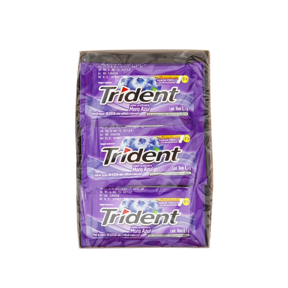 Trident 18/5 – Display de 18 unidades ·  Mora