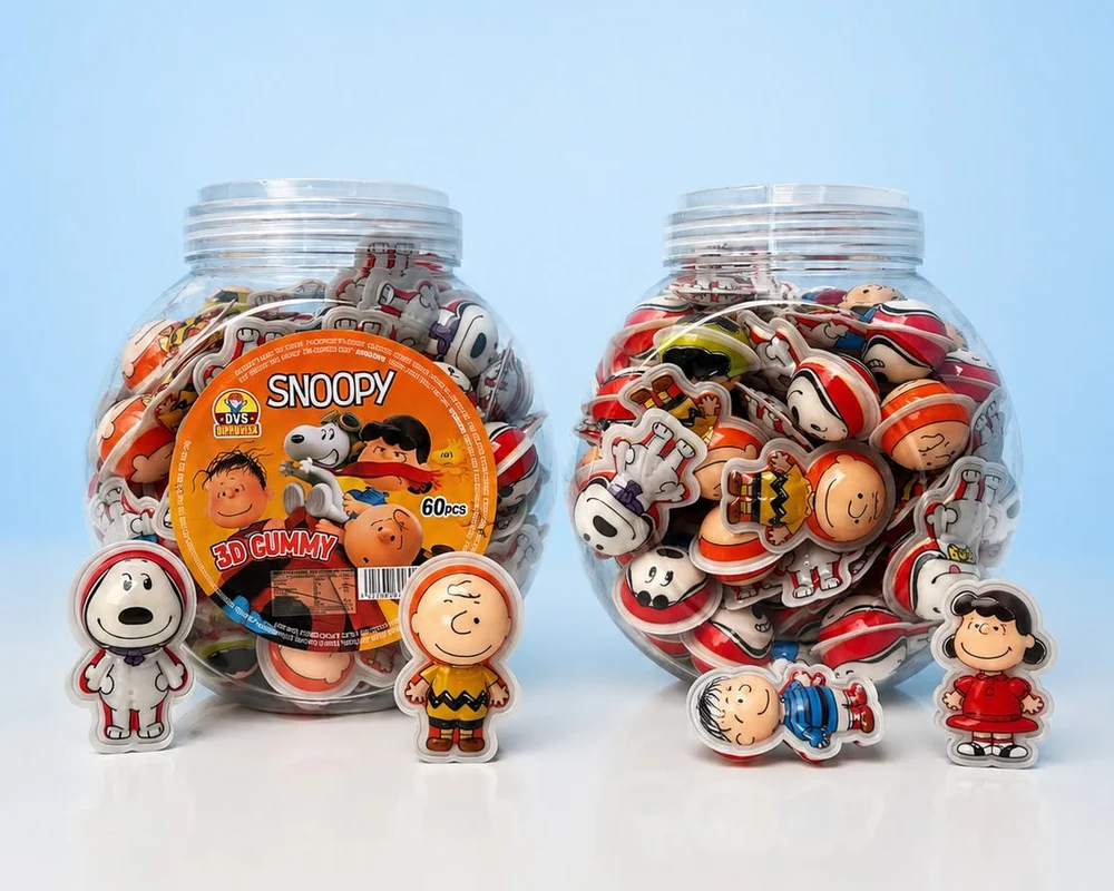 Snoopy Gummy 3d DVS – Bote de 60 unidades