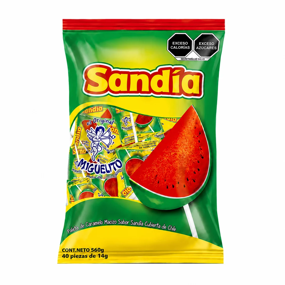 Paleta Miguelito Picositas 20x40 · Tipo: Sandia picosito