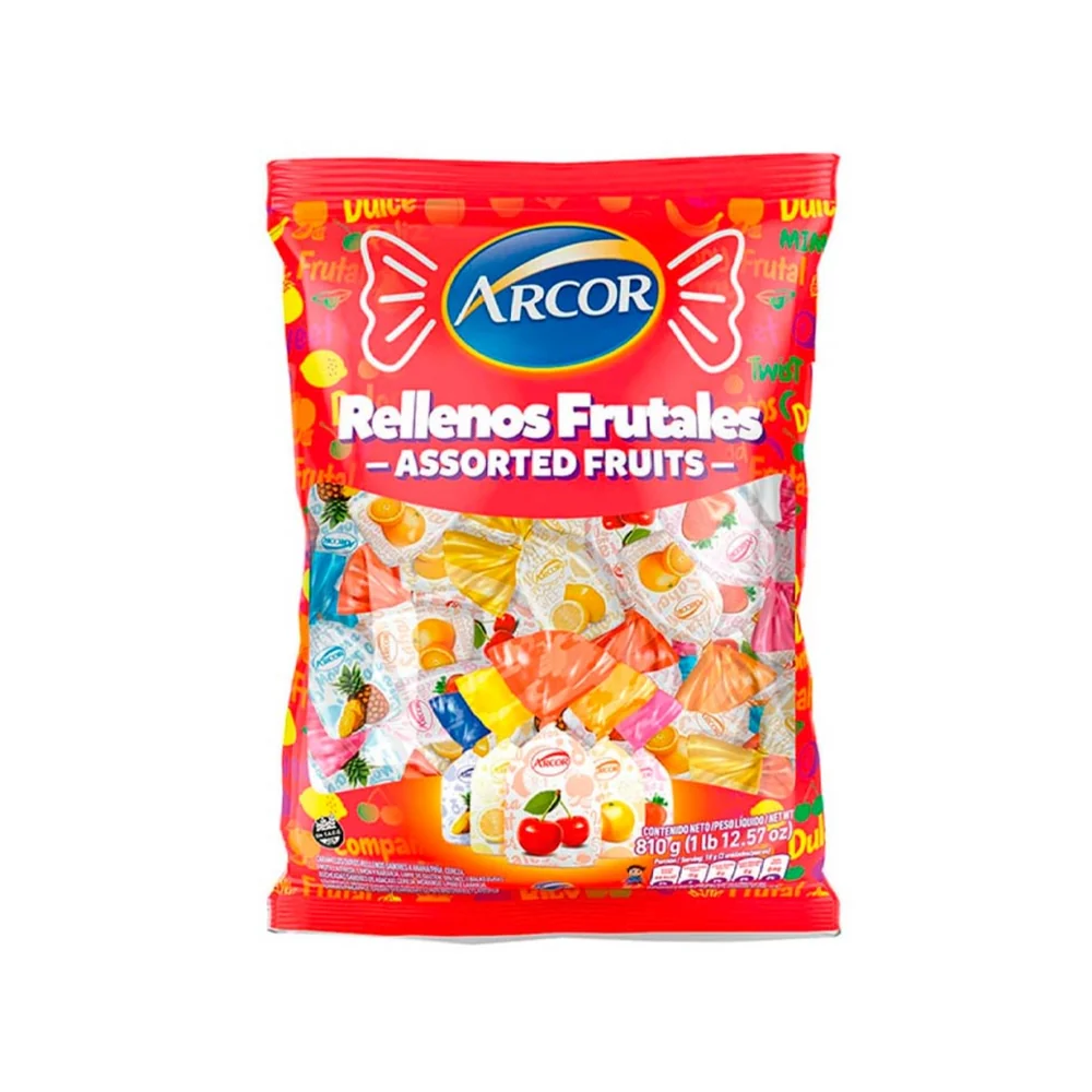 Relleno Frutal Bolsa Arcor – Bolsa de 100 unidades