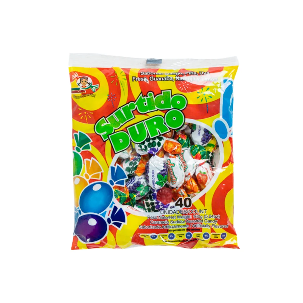 Confite de Frutas Americana – Bolsita de 40 unidades