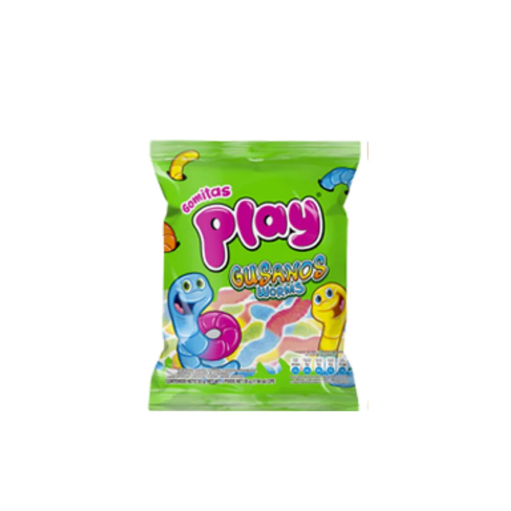 Gomitas Play – Bolsa de 55 g · Tipo: Gusano
