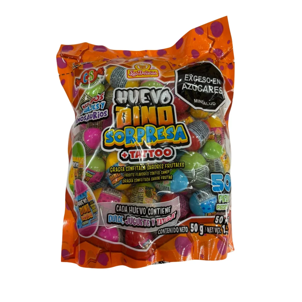 Huevo Dino Sorpresa – Bolsa de 50 unidades