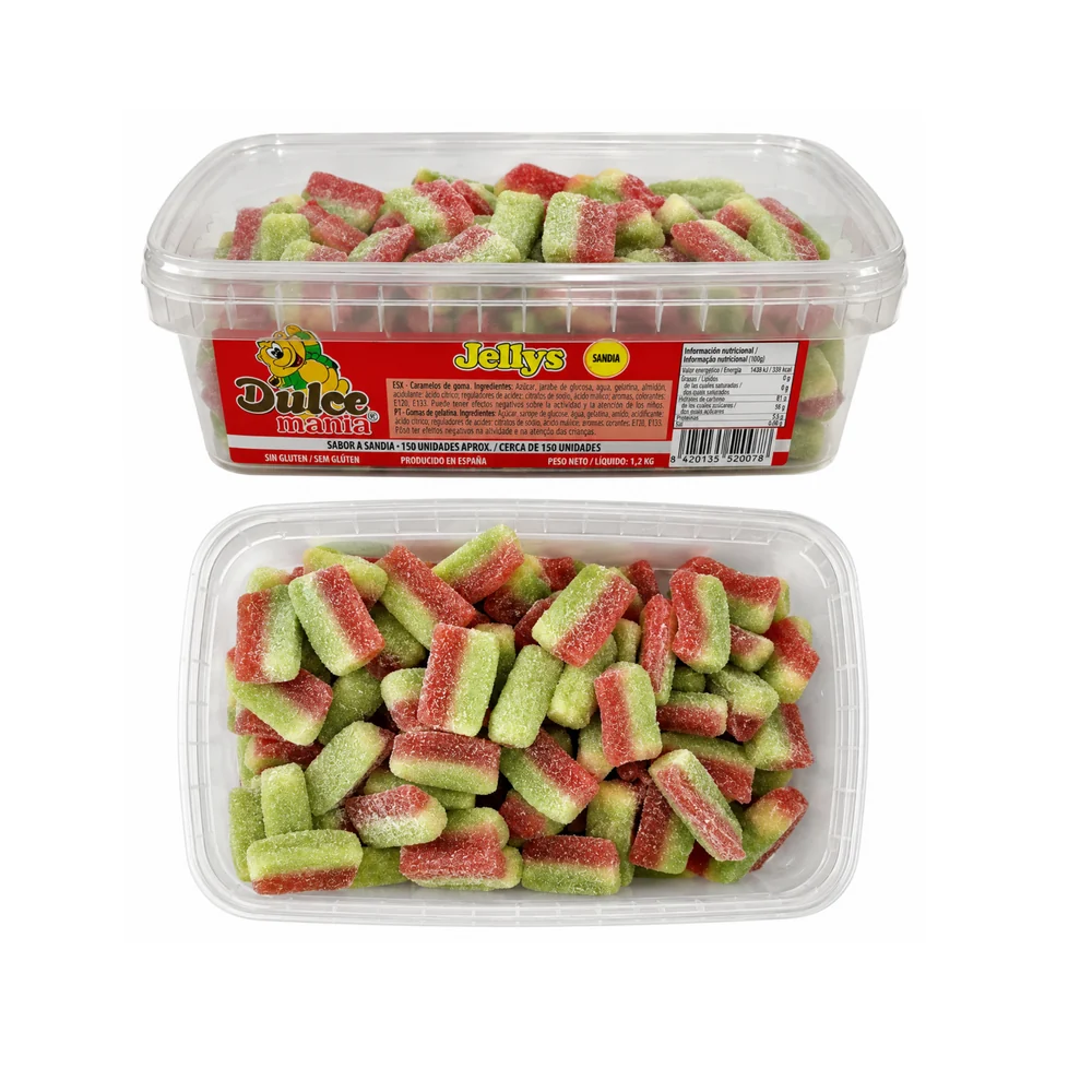 Gomitas Dulcemania Bandeja · Sandia 100 unid