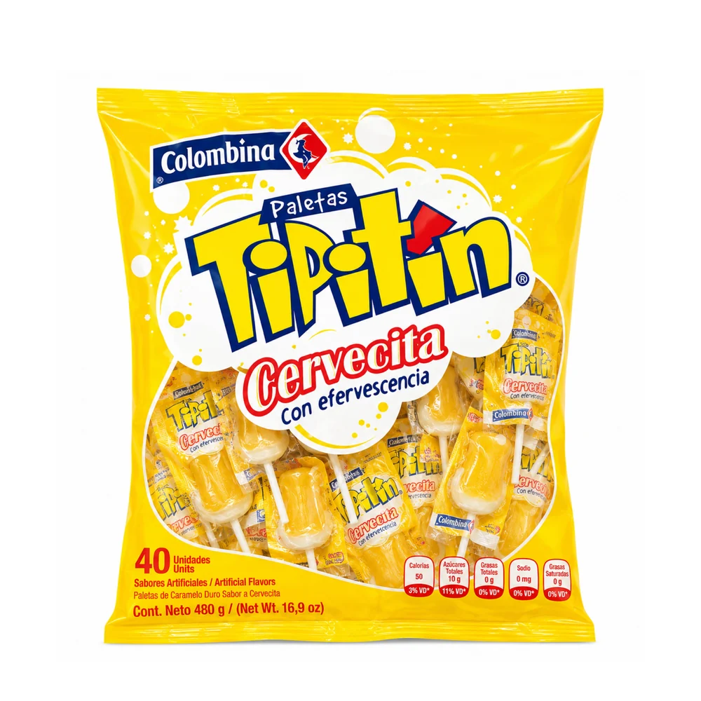 Tipitin Grande – Bolsa de 40 unidades ·  Cervecita