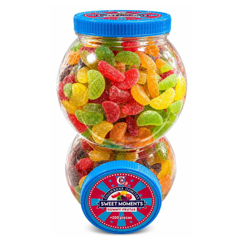 Sweet Moment Gomitas Bote 200 Pcs ·  Frutas