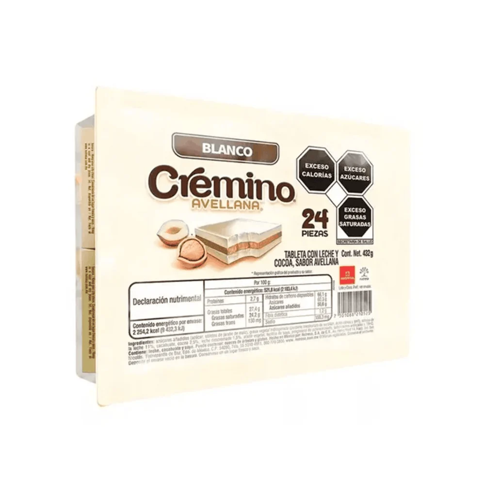 Cremino – Display de 24 unidades ·  blanco