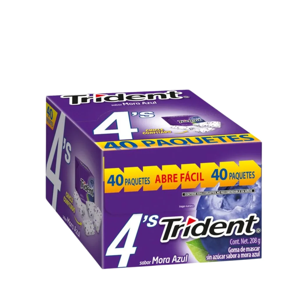 Trident 4s – Display de 40 unidades · Mora