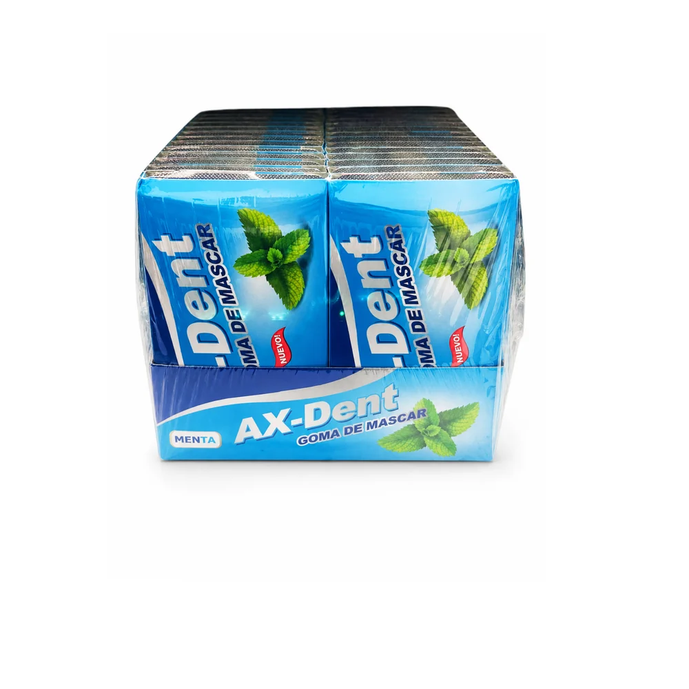 X-Dent Chicle – Display de 30 unidades · Menta