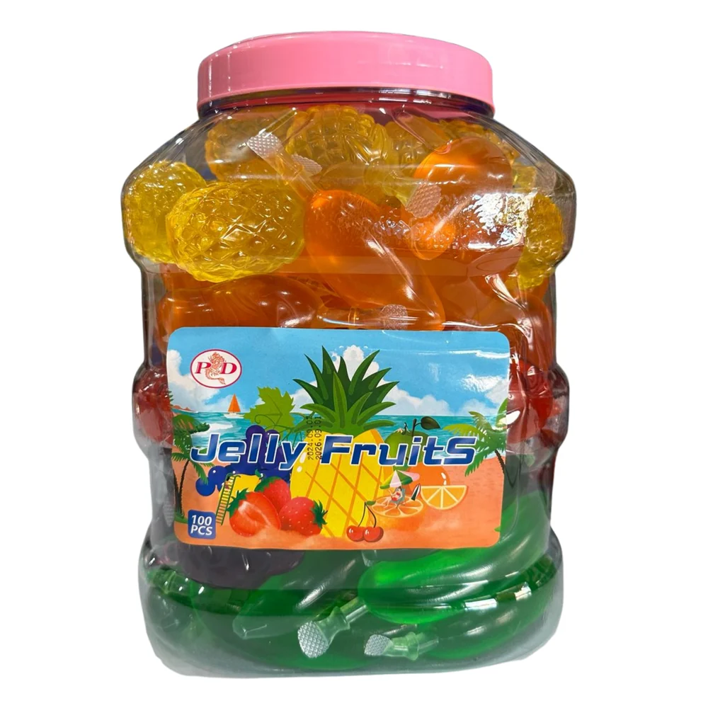 Jelly Fruit Cuadrada Grace Unid – Tambo 100 Unid de 100 unidades