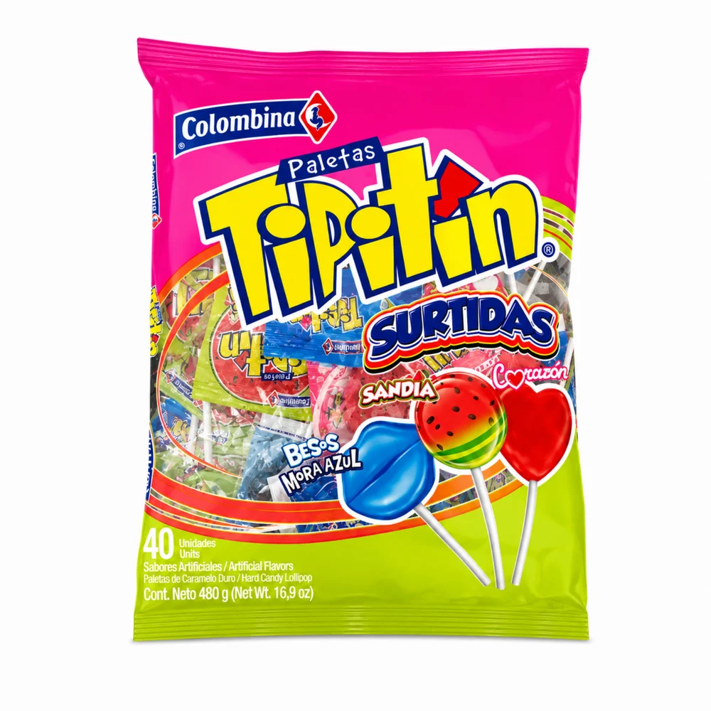 Tipitin Grande – Bolsa de 40 unidades · Surtido