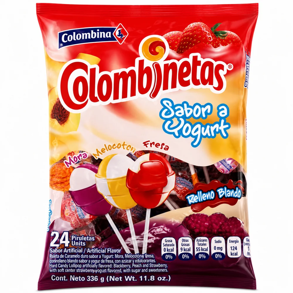 Bombones Colombineta – Bolsa de 24 unidades · Colombineta yogurt