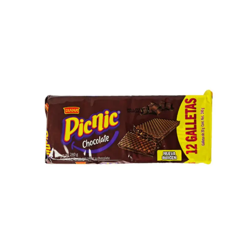 Galleta Pic Nic – Paquete de 12 unidades · chocolate
