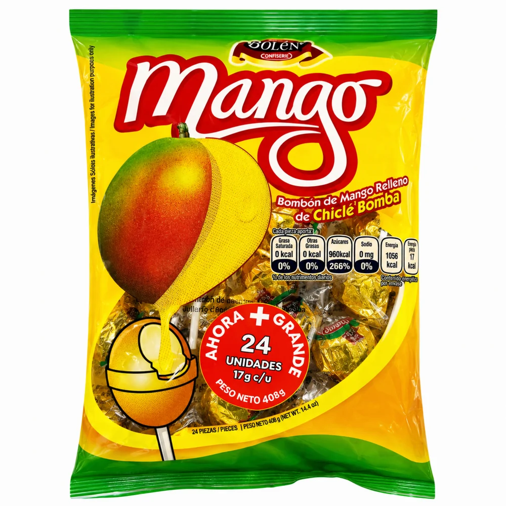 Bombom Venus 17gr – Bolsa de 24 unidades · Tipo:: Mango