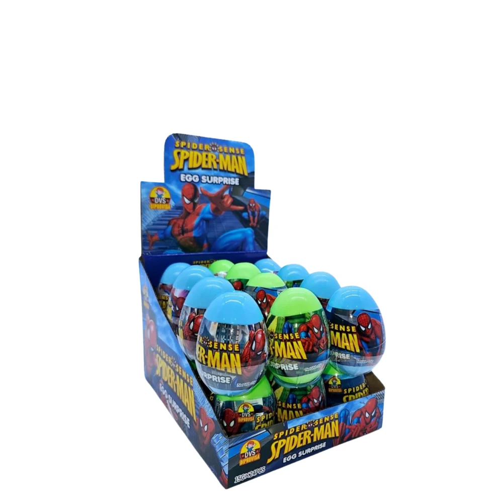 Egg Spiderman DVS – Display de 24 unidades