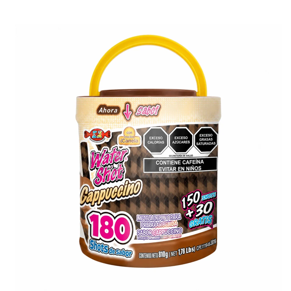 Wafer Stick – Bote de 180 unidades · Tipo: Capuccino