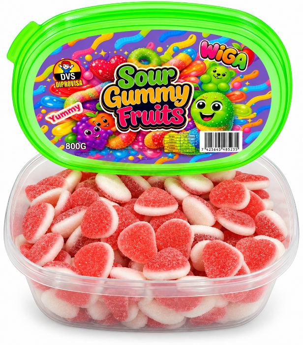 Sour gummy - Corazon 160 unidades