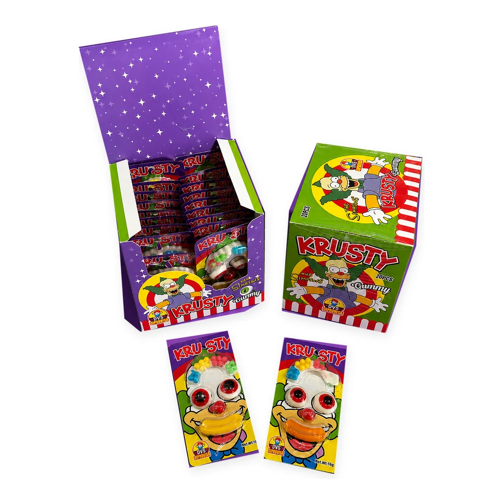 Krusty Gummy DVS – Display de 20 unidades