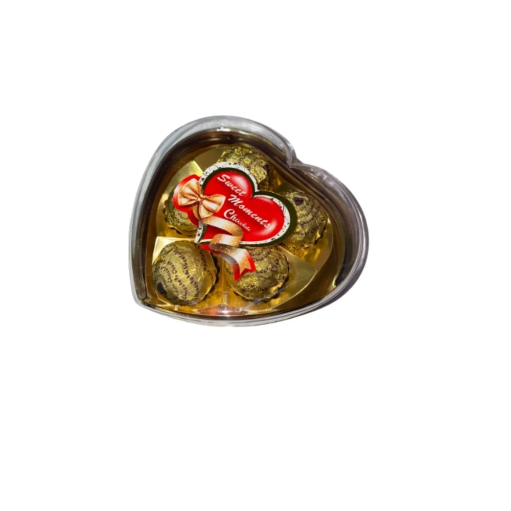 Sweet Moments Chocolate de Corazon · Presentación: Display; Tipo: Sweet moment/chocolate corazon 5 pcs