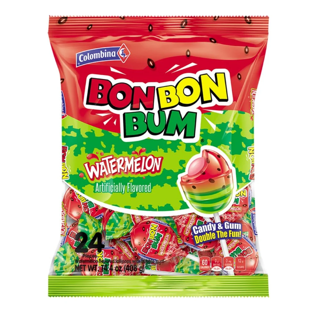 Bombon Colombina 17g – Bolsa de 24 unidades ·  Sandia