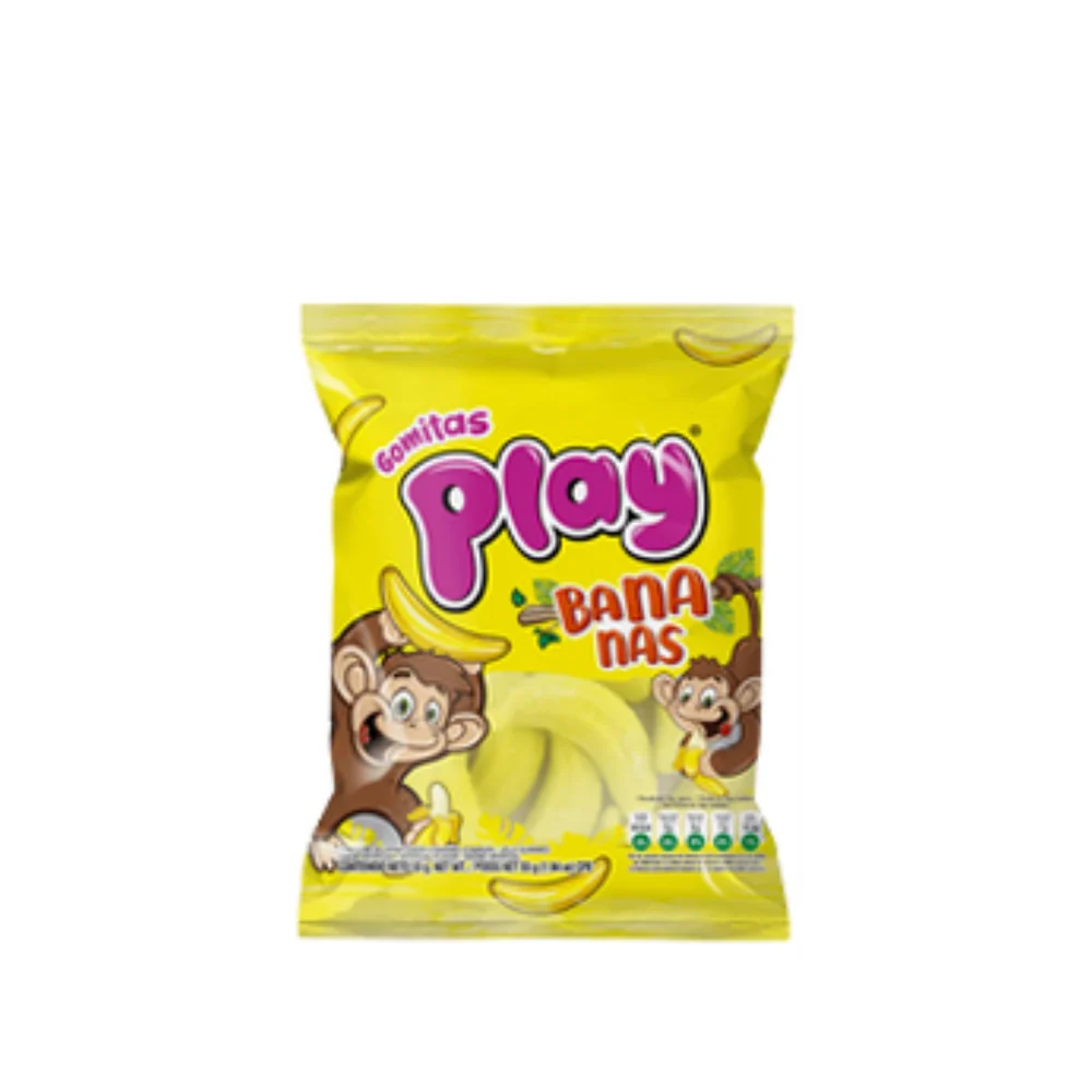 Gomitas Play – Bolsa de 55 g · Tipo: Banana