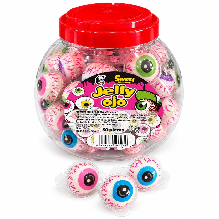 Jelly ojo Ca - Bote de  50 unidades