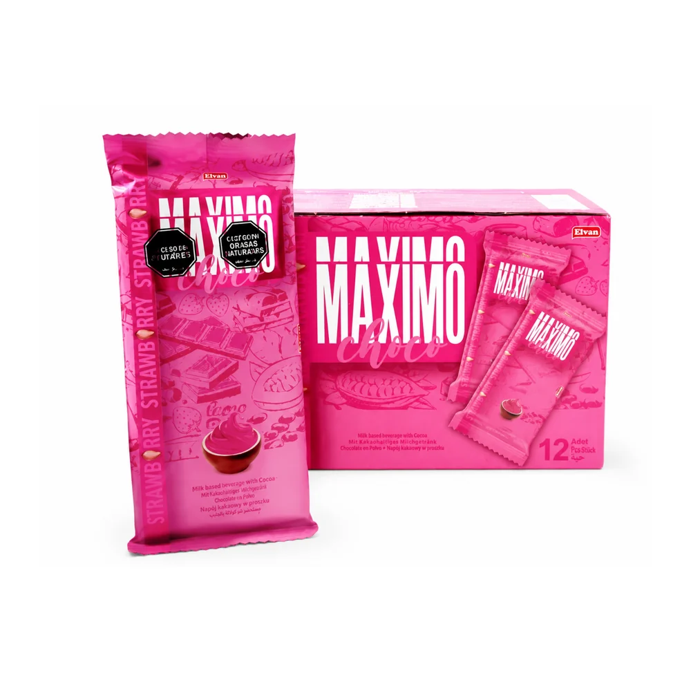 Chocolate Maximo Fresa – Display de 12 unidades