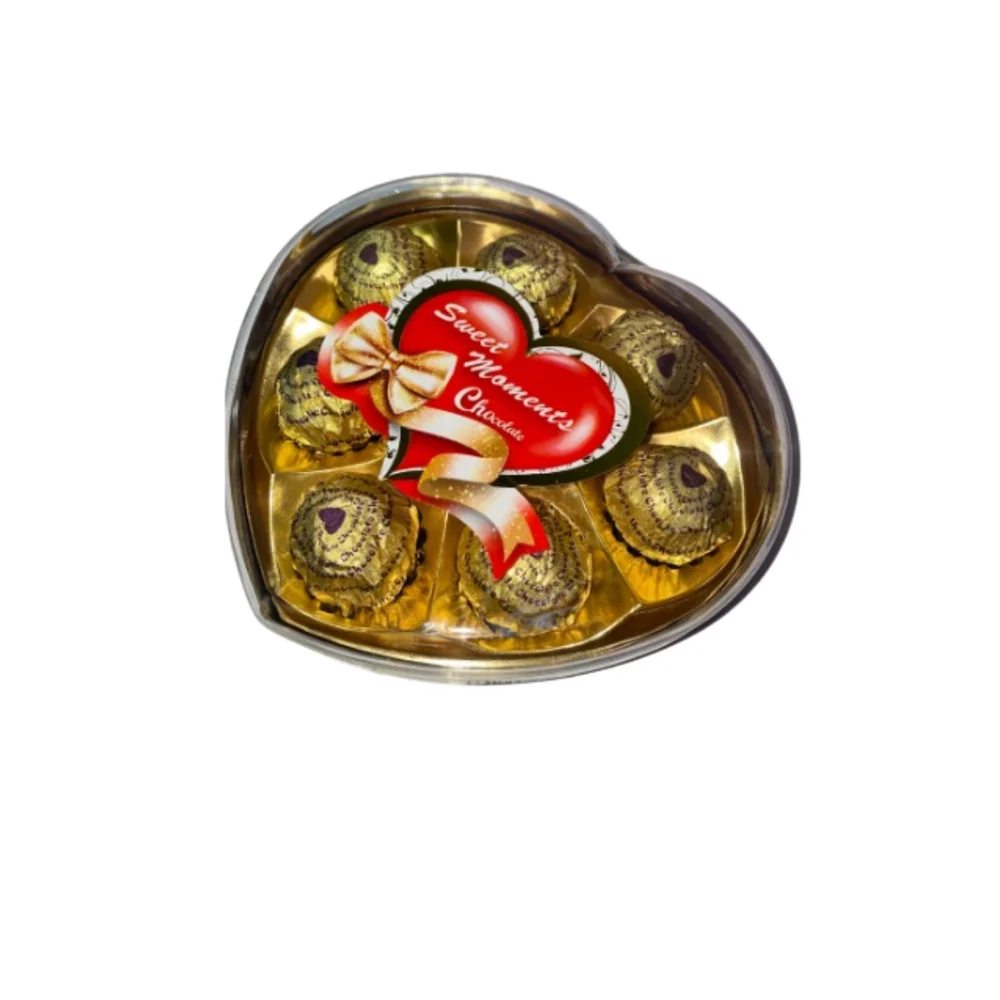 Sweet Moments Chocolate de Corazon · Presentación: Display; Tipo: Sweet moment/chocolate corazon 8 pcs