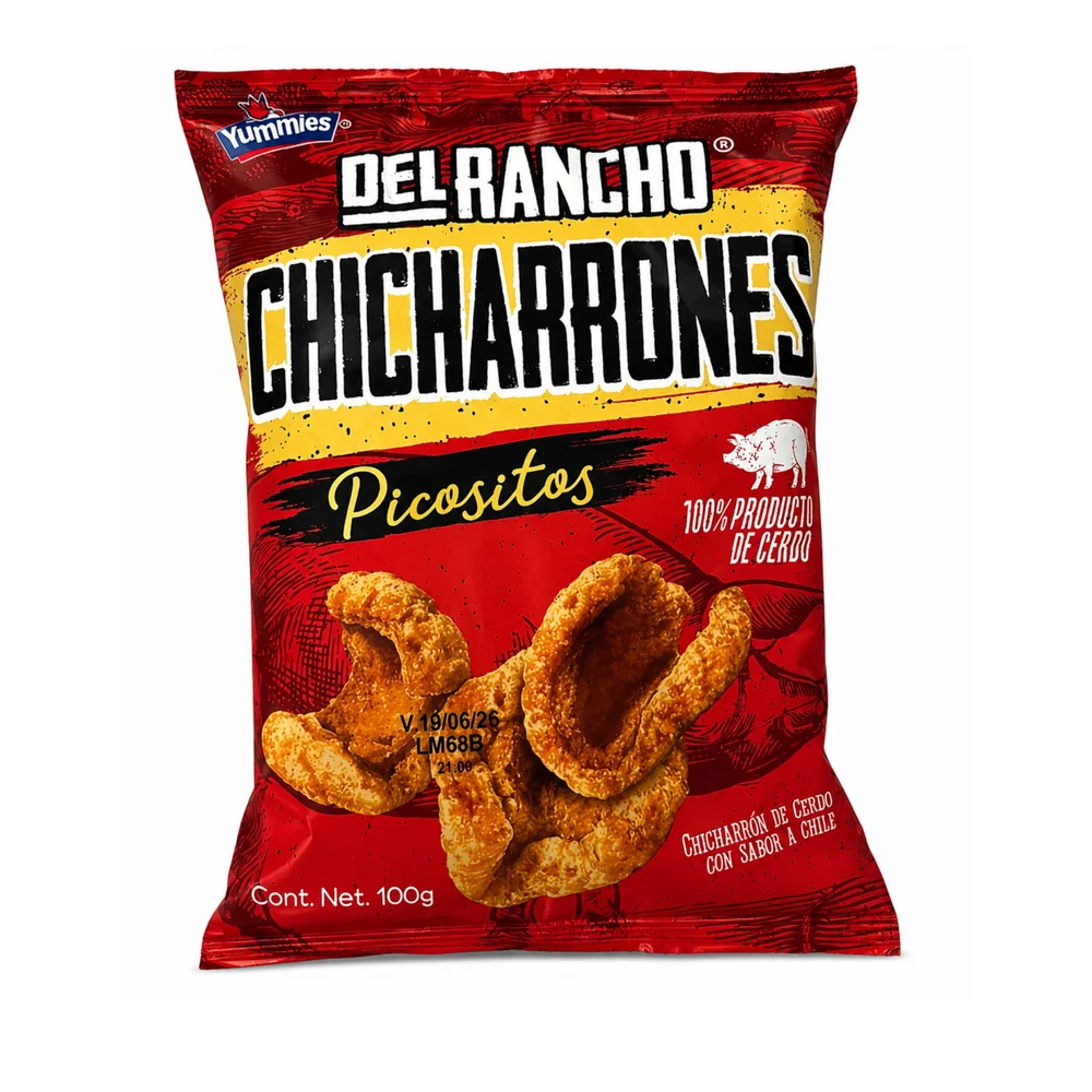 Churros Familiares Yummies · Tipo: Chicharron picante