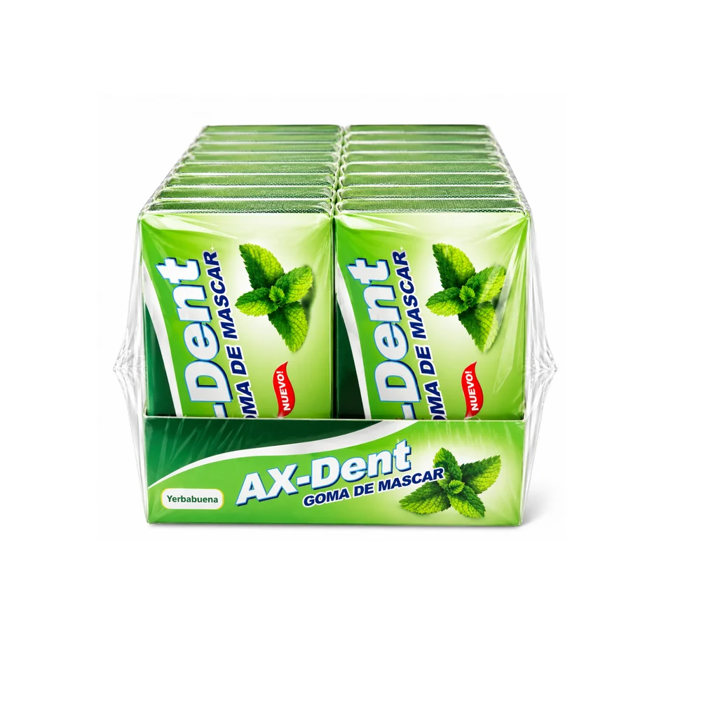 X-Dent Chicle – Display de 30 unidades · Yerbabuena