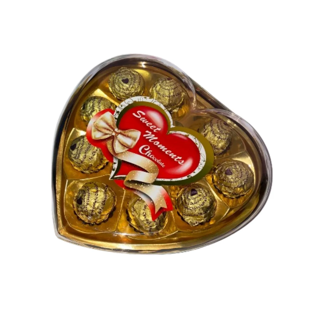 Sweet Moments Chocolate de Corazon · Presentación: Display; Tipo: Sweet moment/chocolate corazon 12 pcs