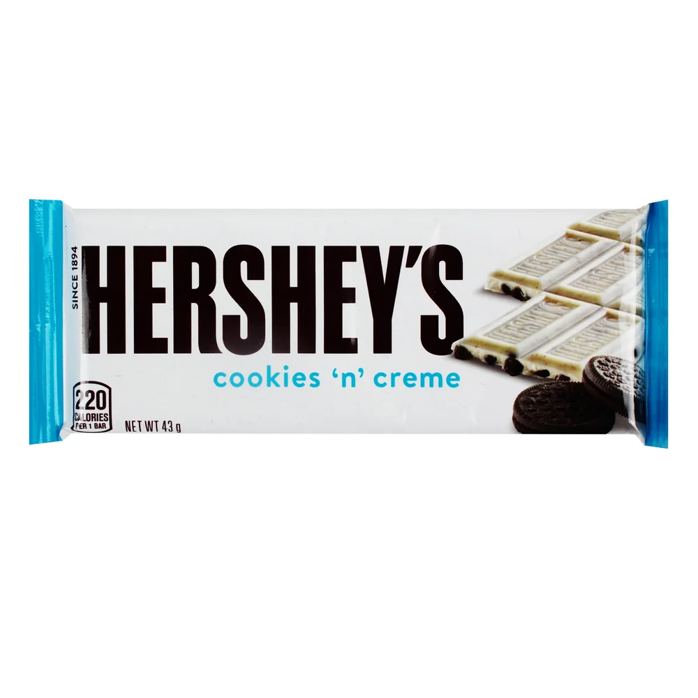 Hershey´s Cookies And Creme – Barra 43 Gramos