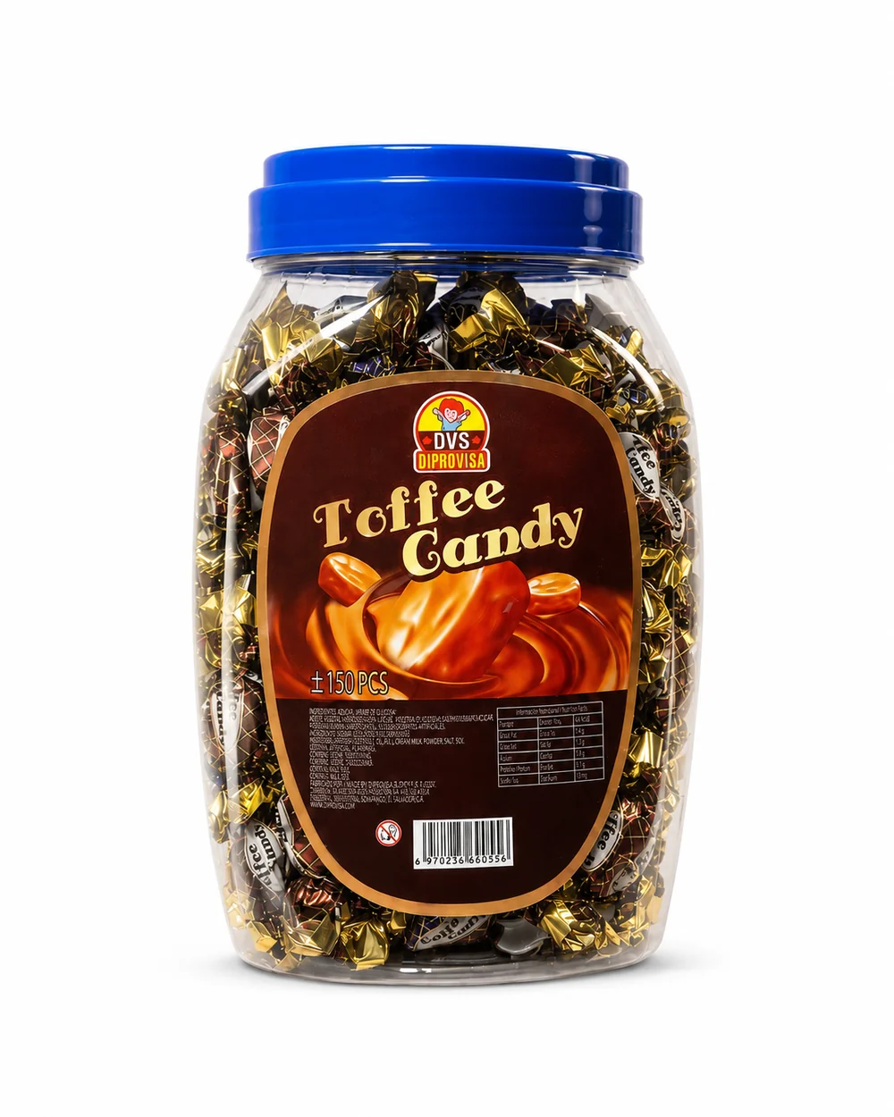 Toffee Candy DVS – Bote de 150 unidades