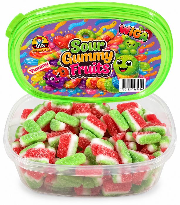 Sour gummy - Sandia 165 unidades