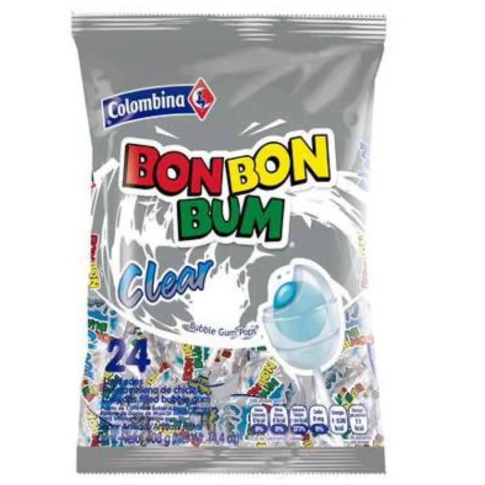 Bombon Colombina 17g – Bolsa de 24 unidades ·  Clear / Menta