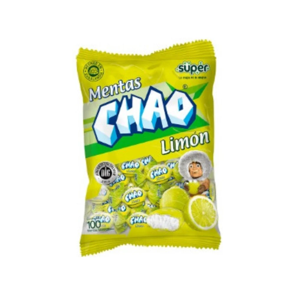 Menta Chao – Bolsa de 100 unidades · Tipo: Limon