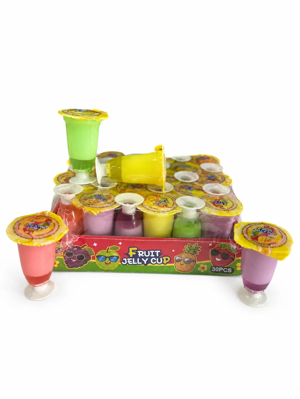 Fruit Mini Jelly Cup DVS – Display de 30 unidades