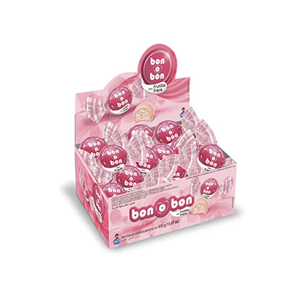 Bon O Bon – Display de 30 unidades · Tipo: Rosado/fresa