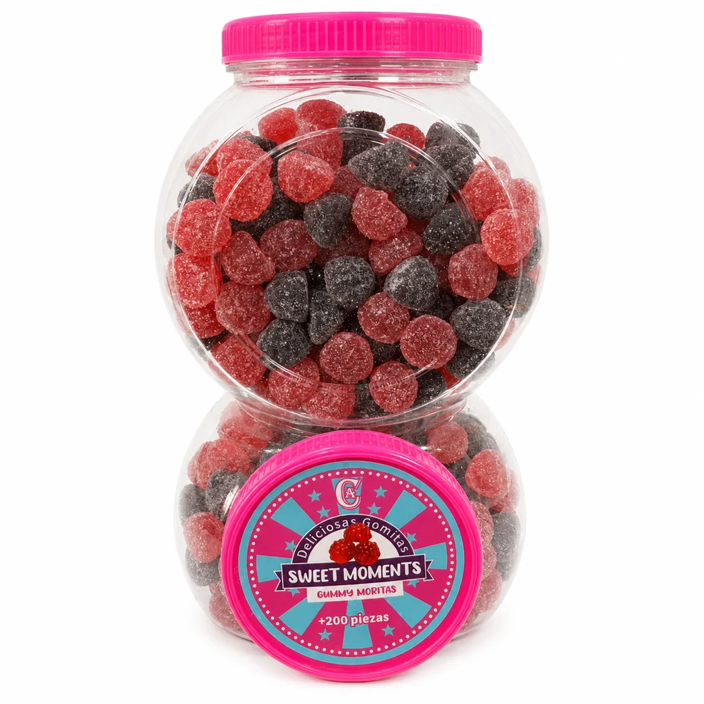 Sweet Moment Gomitas Bote 200 Pcs · Mora