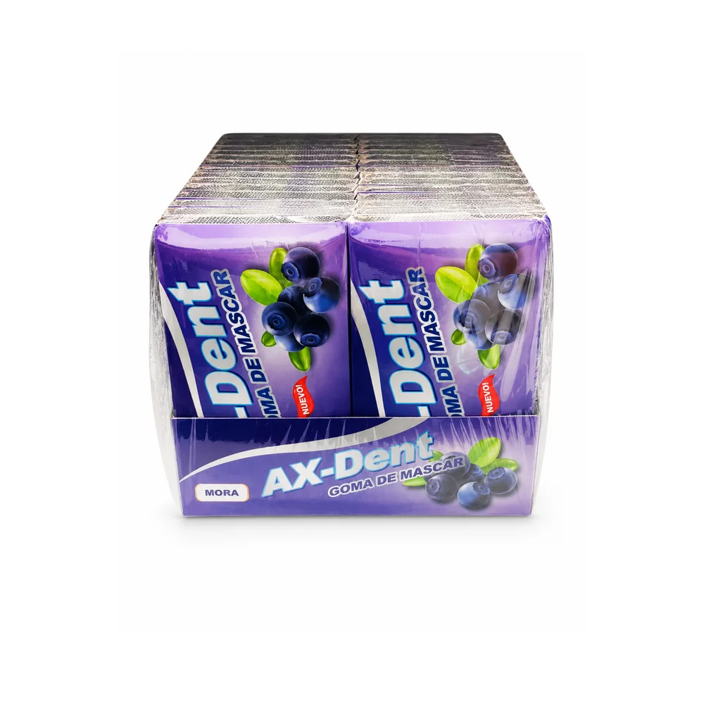 X-Dent Chicle – Display de 30 unidades · Mora