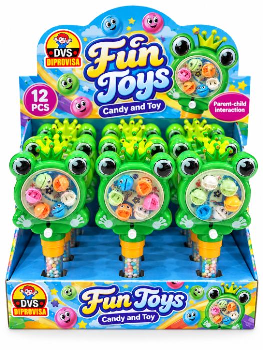Toy rana con peces dvs - 12 unidades